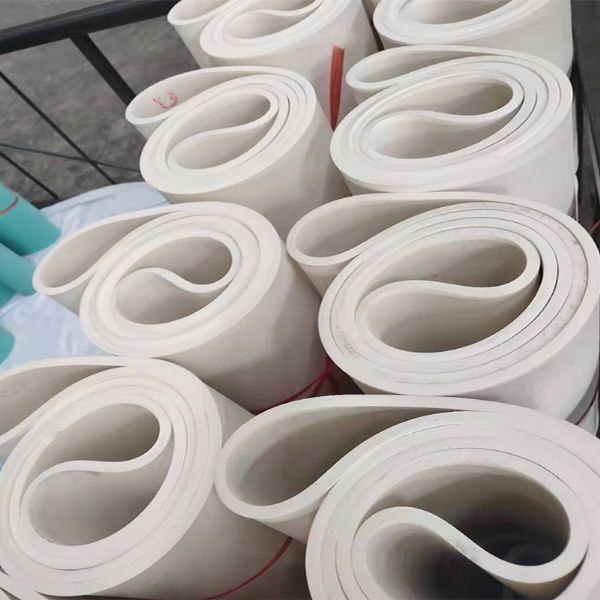 白色橡膠輸送帶 切奶片皮帶 切年糕皮帶 切菜機皮帶 1000型2000型 批發
